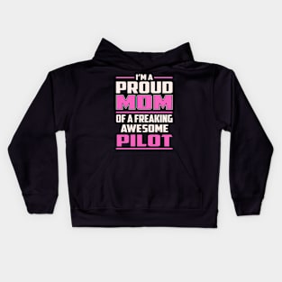 Proud MOM Pilot Kids Hoodie